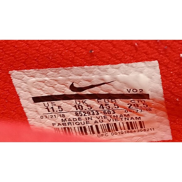 Nike Romaleos 3 Red Black Size 11.5 main image 10